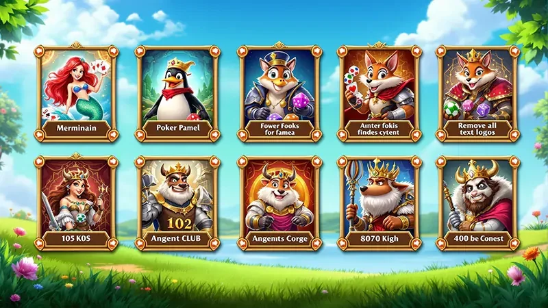Antarmuka reel dan simbol permainan slot